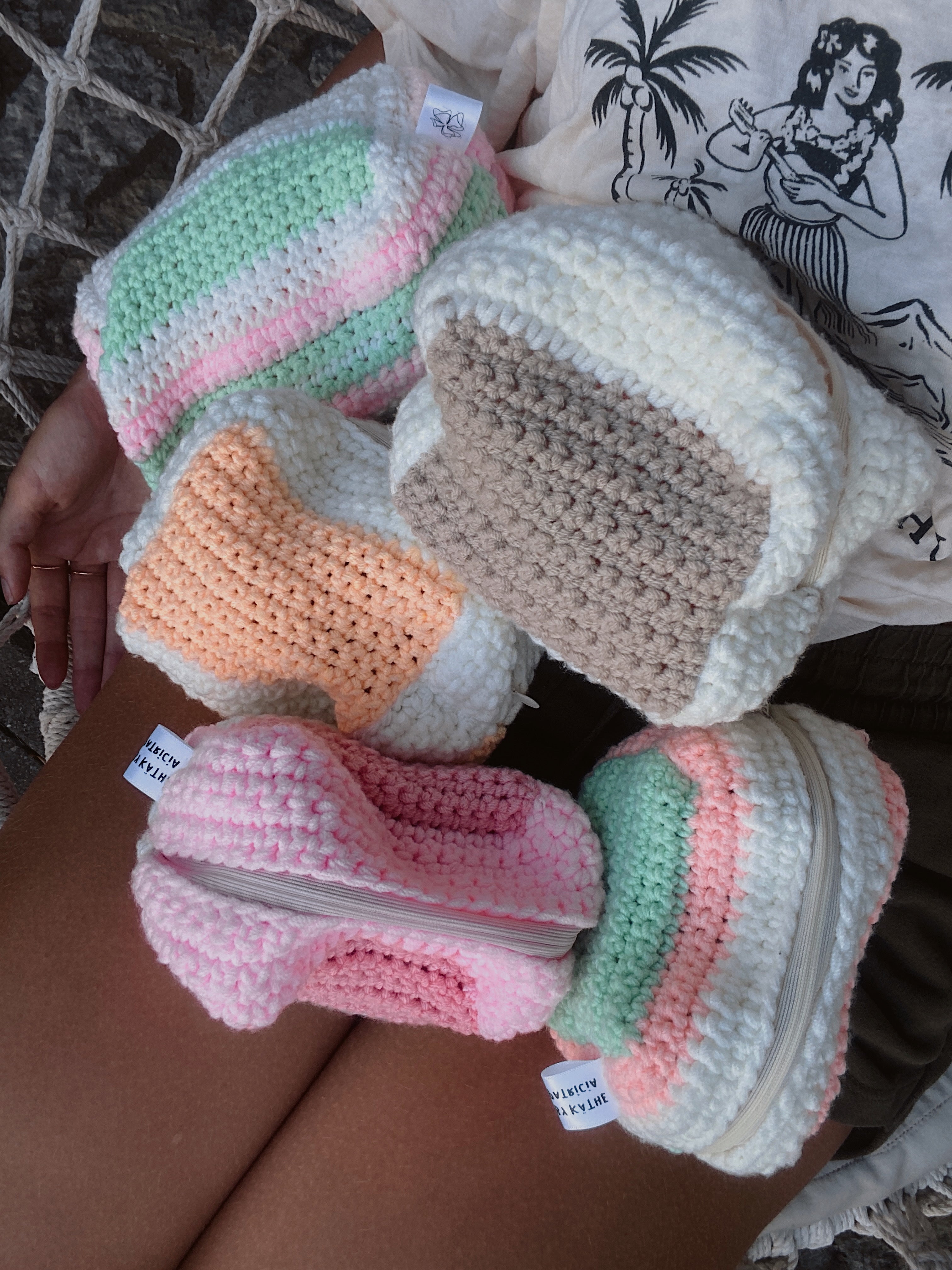 Handmade makeup bags