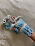 The Ruffled Fingerless Gloves