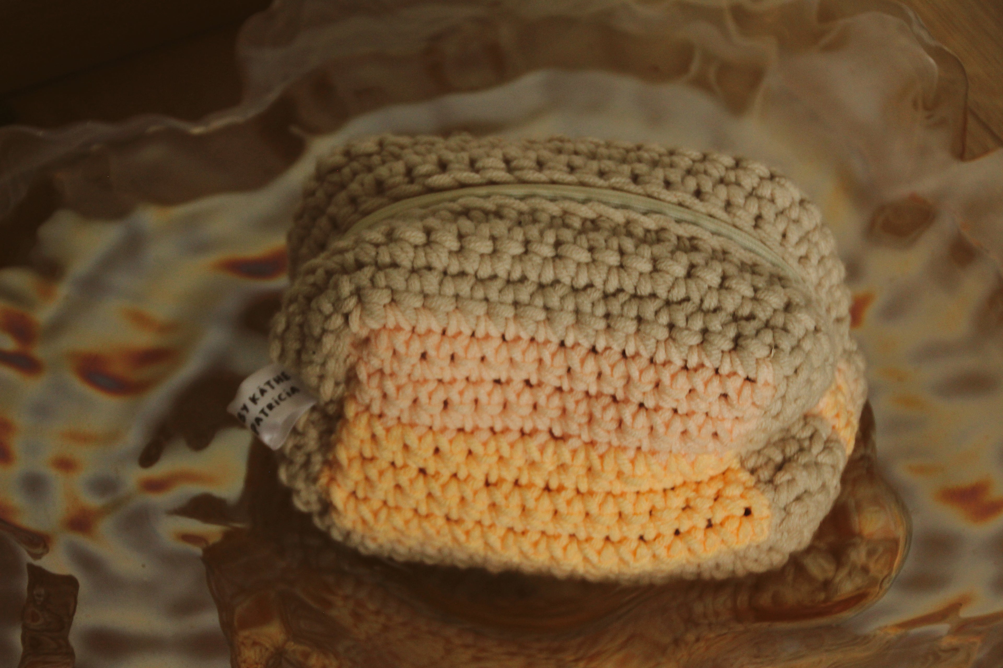 Sunset Sand Crochet Bag – S