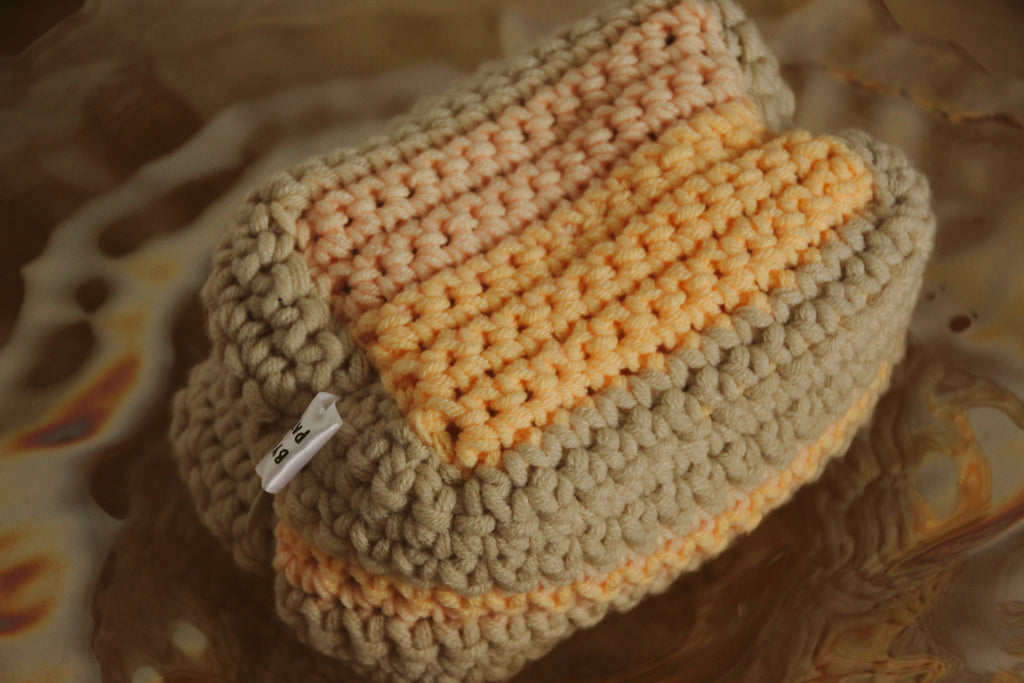 Sunset Sand Crochet Bag – S