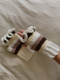 The Ruffled Fingerless Gloves