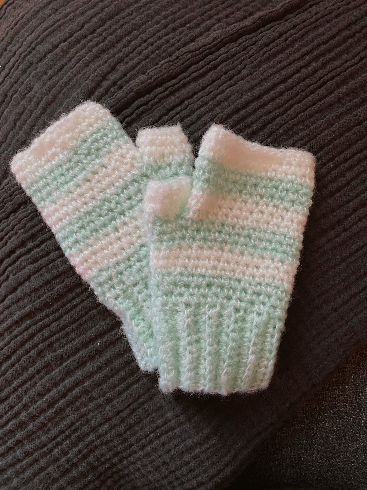 Mohair Fingerless Gloves