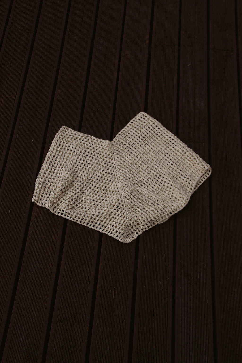 Recycled Cotton Poncho - M