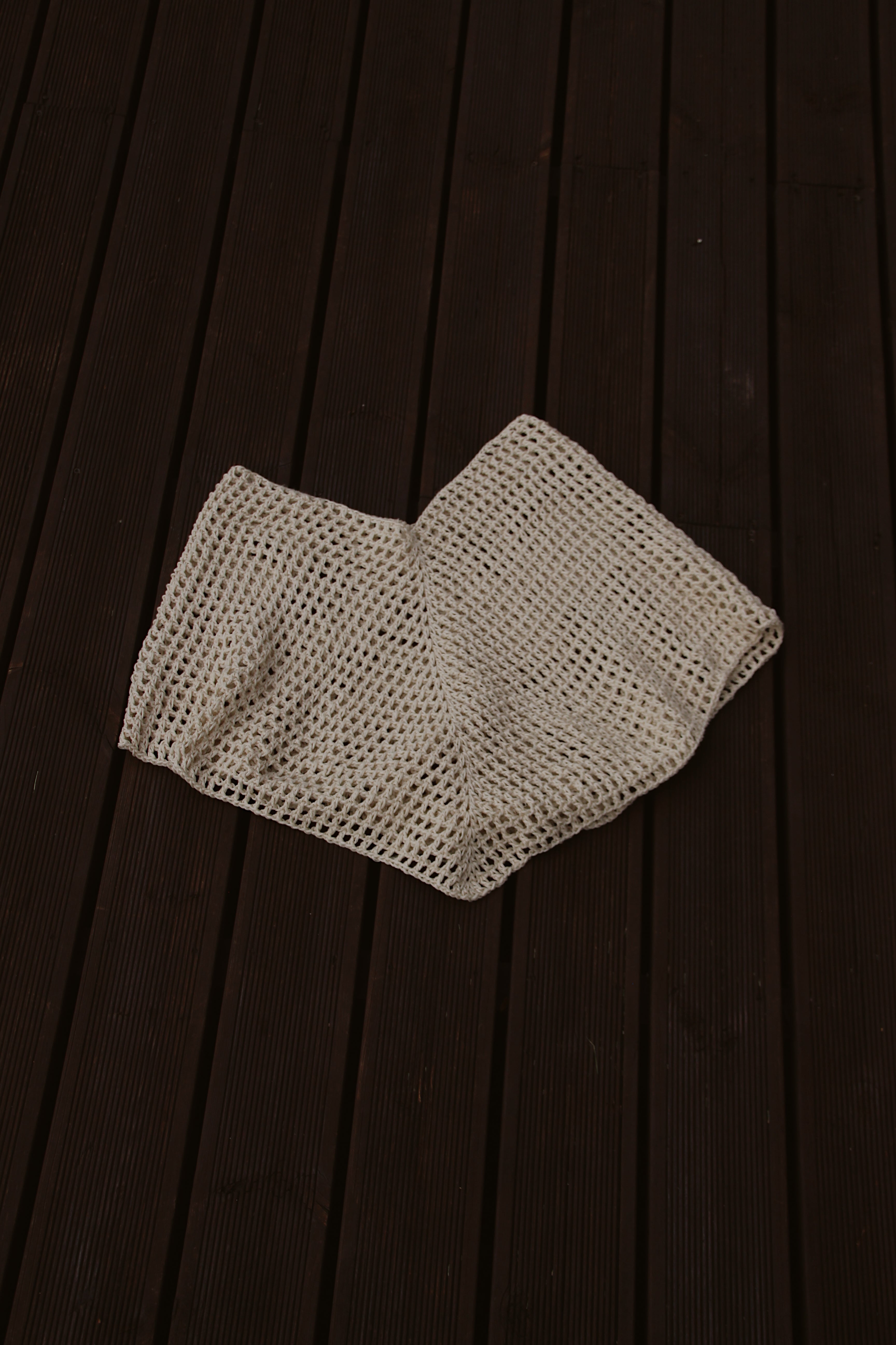 Recycled Cotton Poncho - M