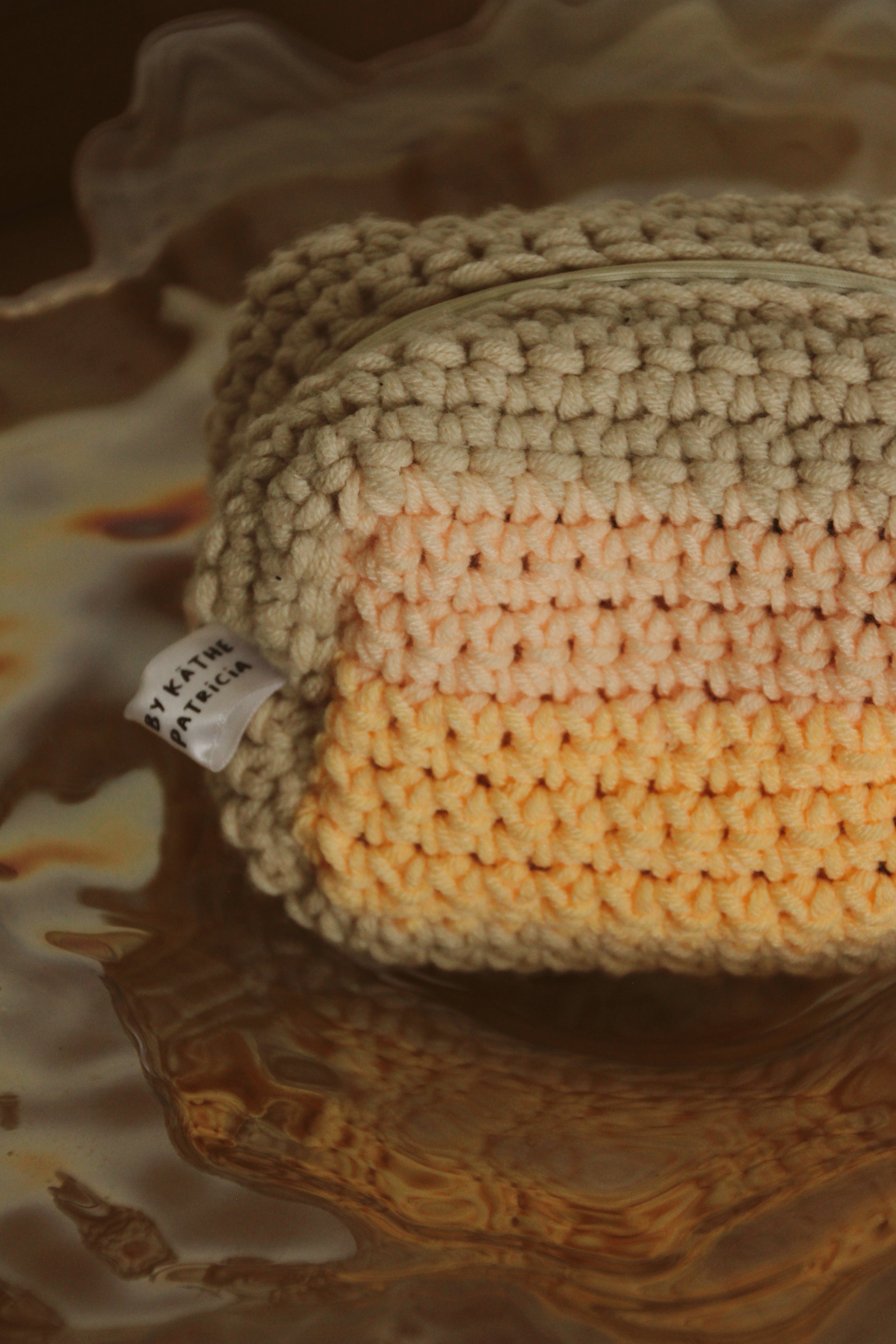 Sunset Sand Crochet Bag – S