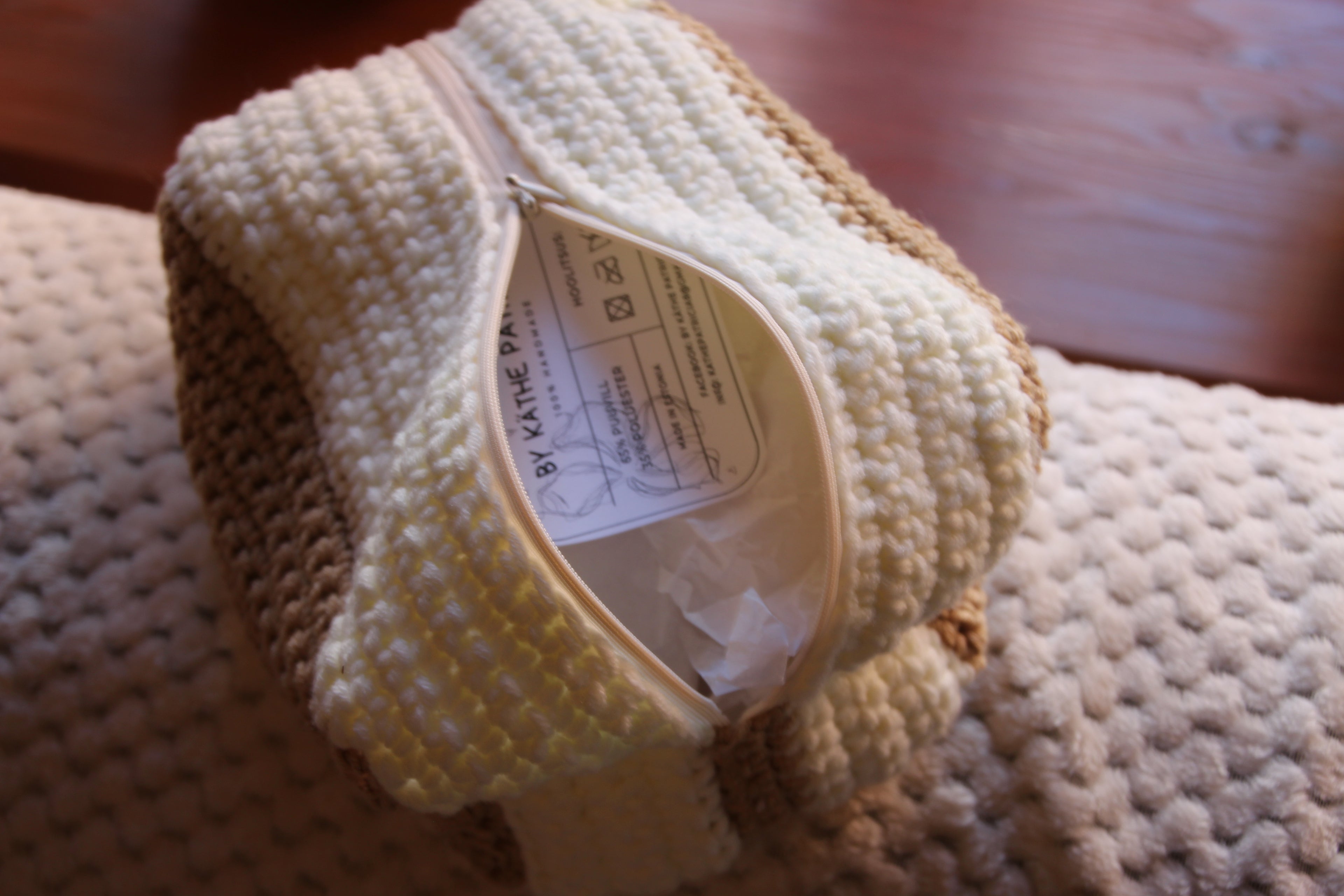 Caramel Crochet Bag - M