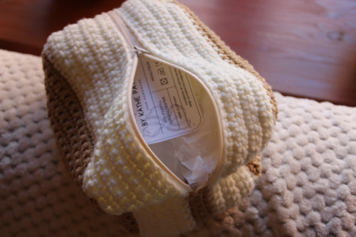 Caramel Crochet Bag - M