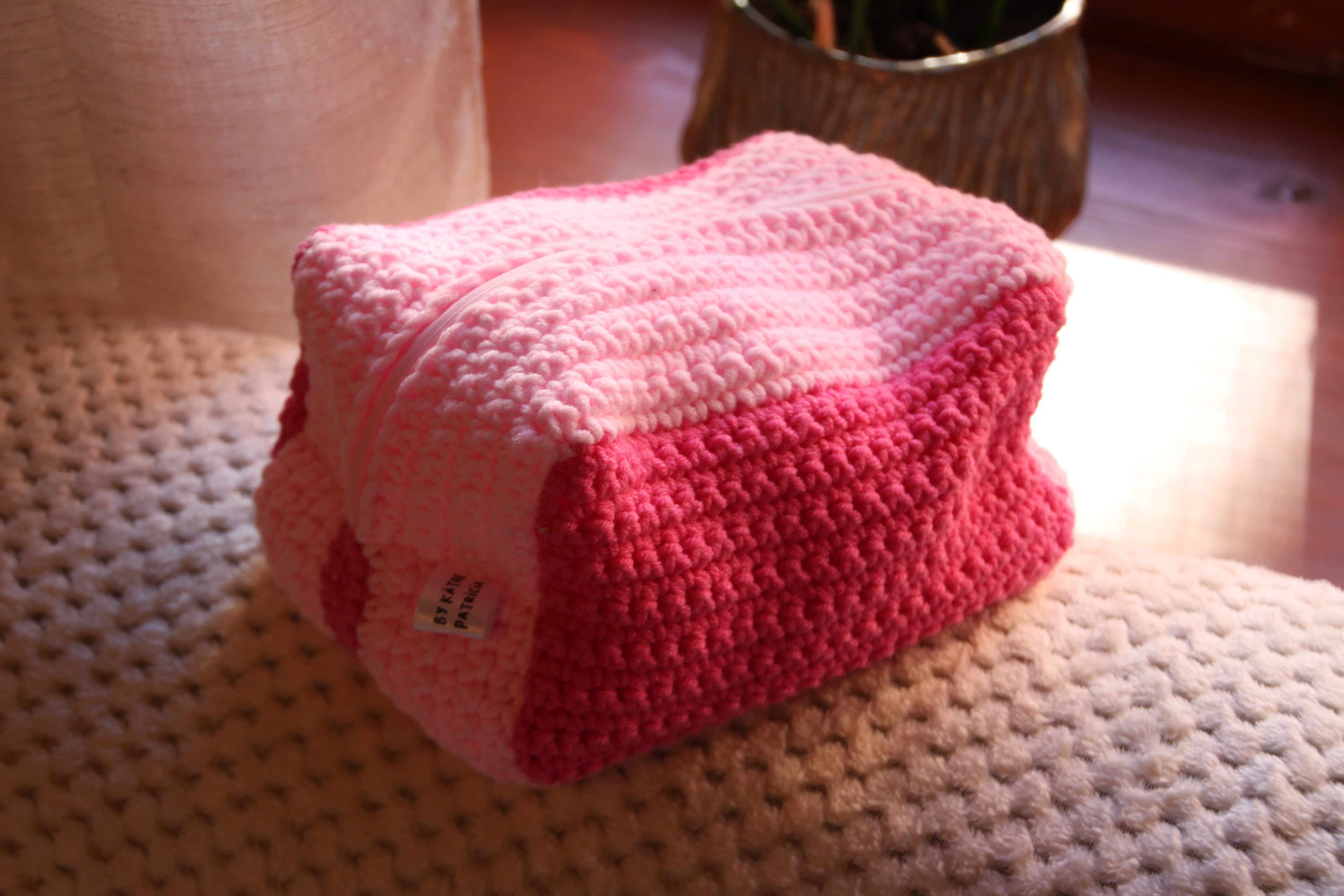 Blush Duo Crochet Bag - L